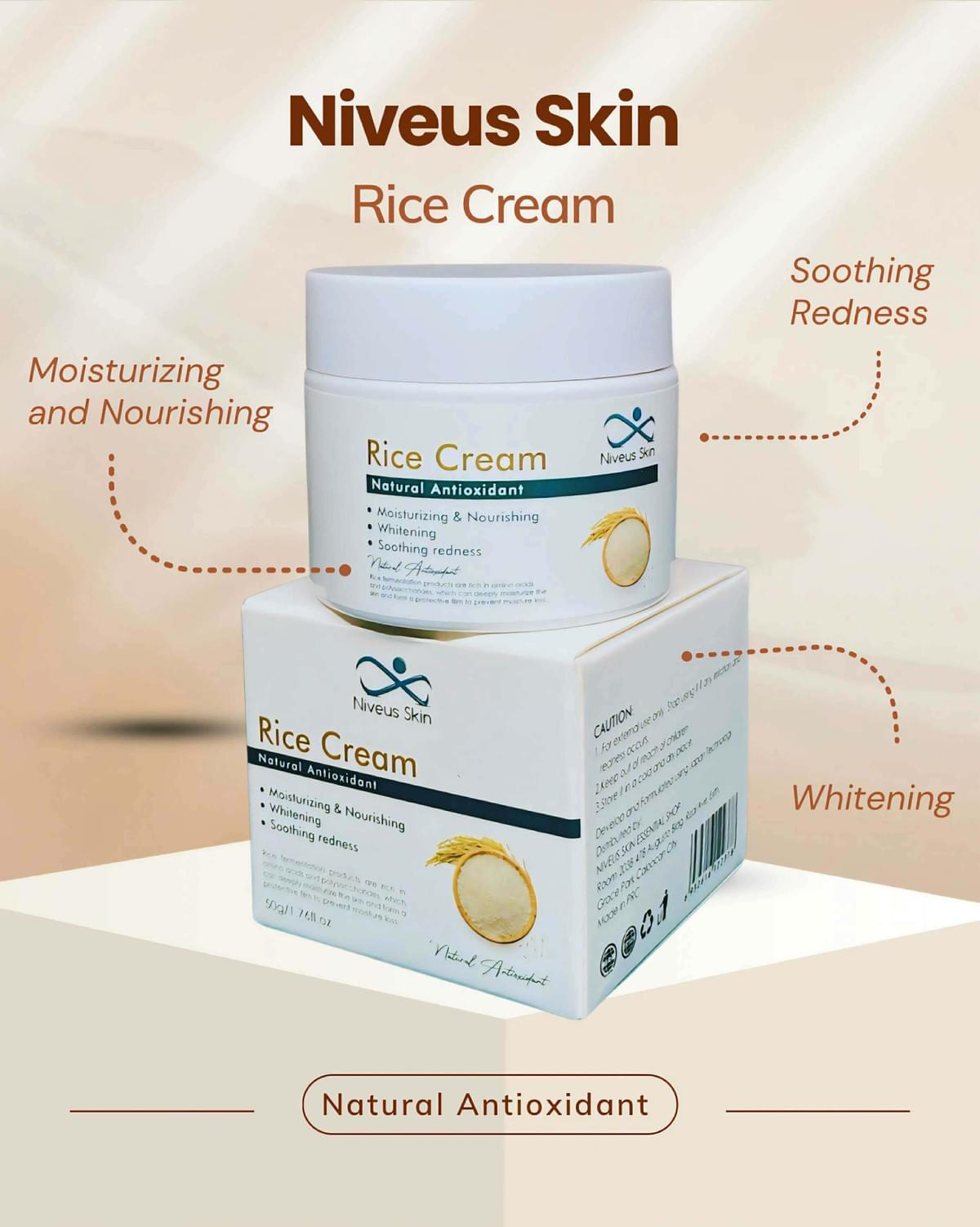 Rice Cream Natural Antioxidant 50G