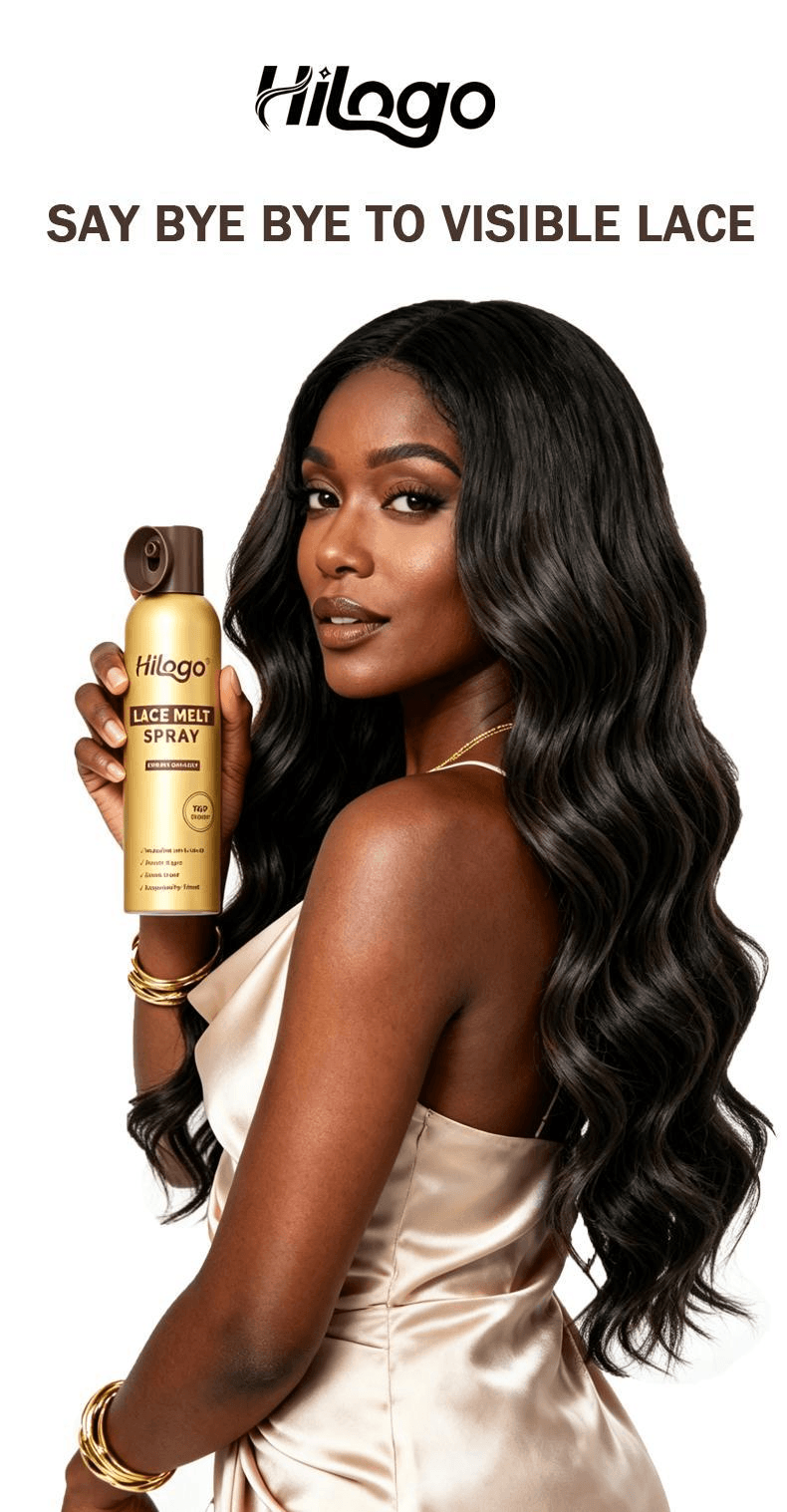 Lace Melting Spray – Strong Hold, Invisible Finish for Lace Wigs