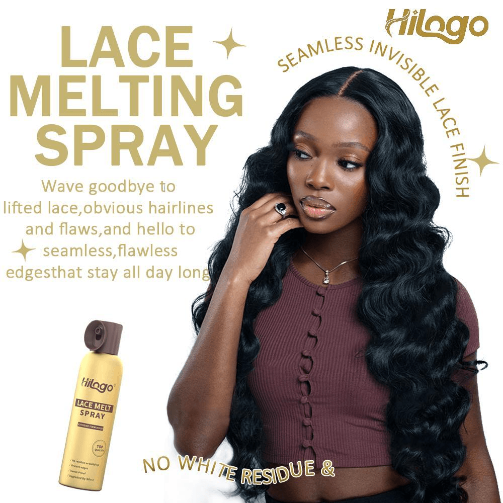 Lace Melting Spray – Strong Hold, Invisible Finish for Lace Wigs