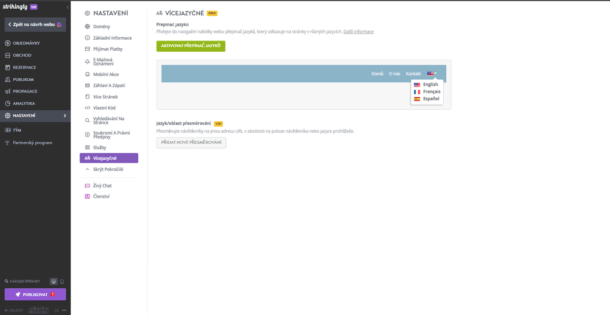 Výrazně pro mezinárodní prodej - vícejazyčná podpora Výrazně pro mezinárodní prodej - vícejazyčná podpora
