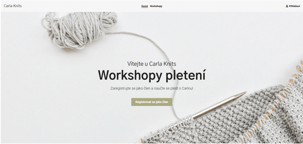 Šablona Carla Knits: Ručně vyráběné produkty pro domácí podnikání Šablona Carla Knits: Ručně vyráběné produkty pro domácí podnikání