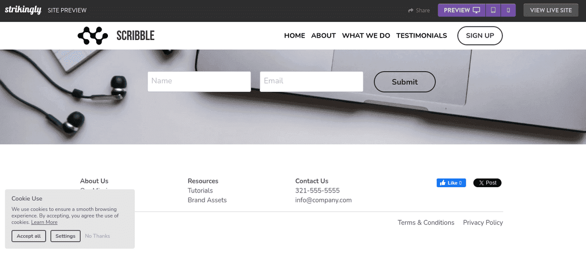 Jak na Strikingly zajistíme soulad s GDPR pro elektronický obchod – banner se souhlasem se soubory cookie Jak na Strikingly zajistíme soulad s GDPR pro elektronický obchod – banner se souhlasem se soubory cookie
