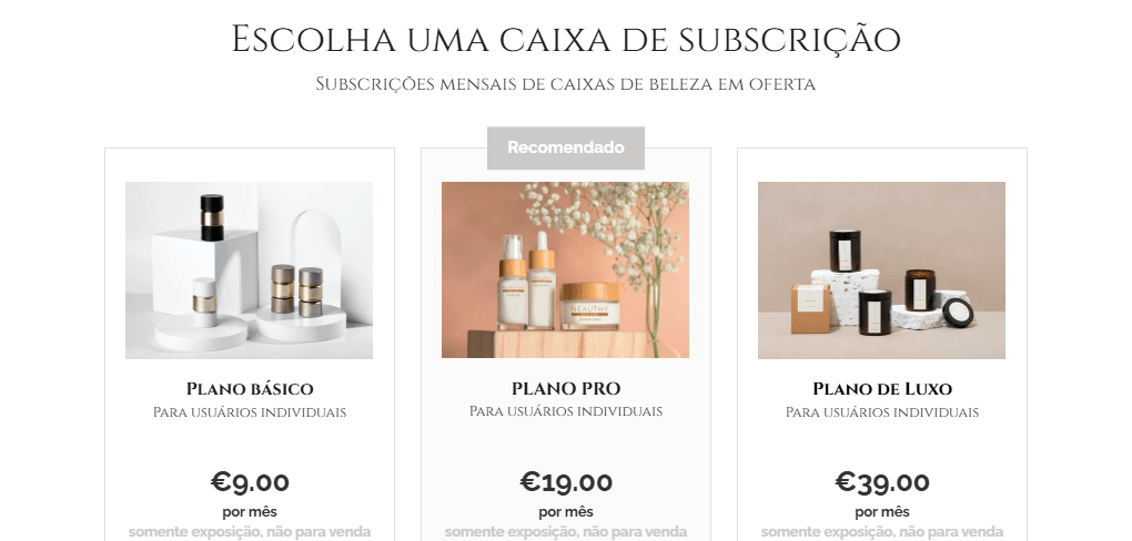 Modelo Mystery Box da Strikingly Modelo Mystery Box da Strikingly