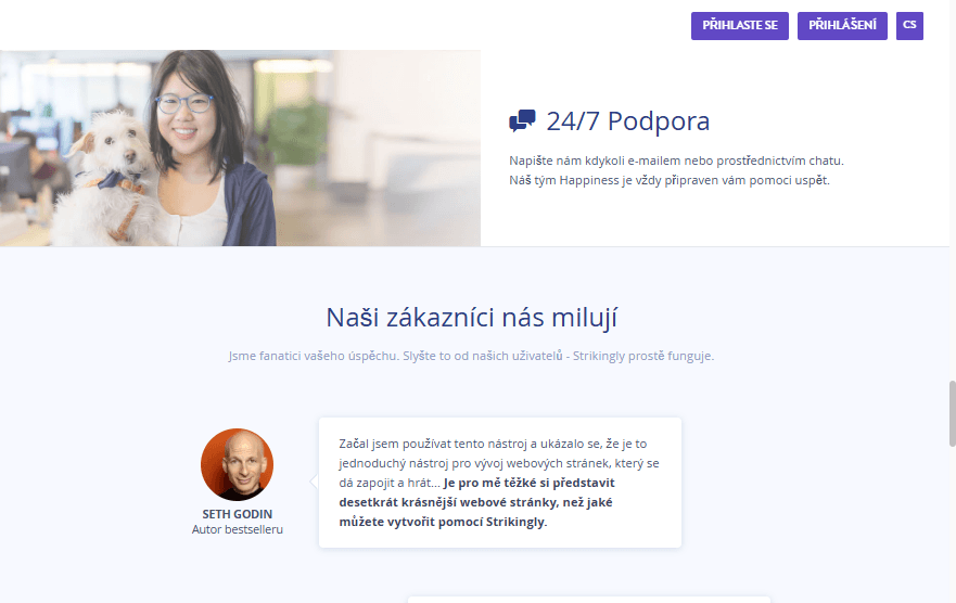 Překvapivě zákaznická podpora Překvapivě zákaznická podpora