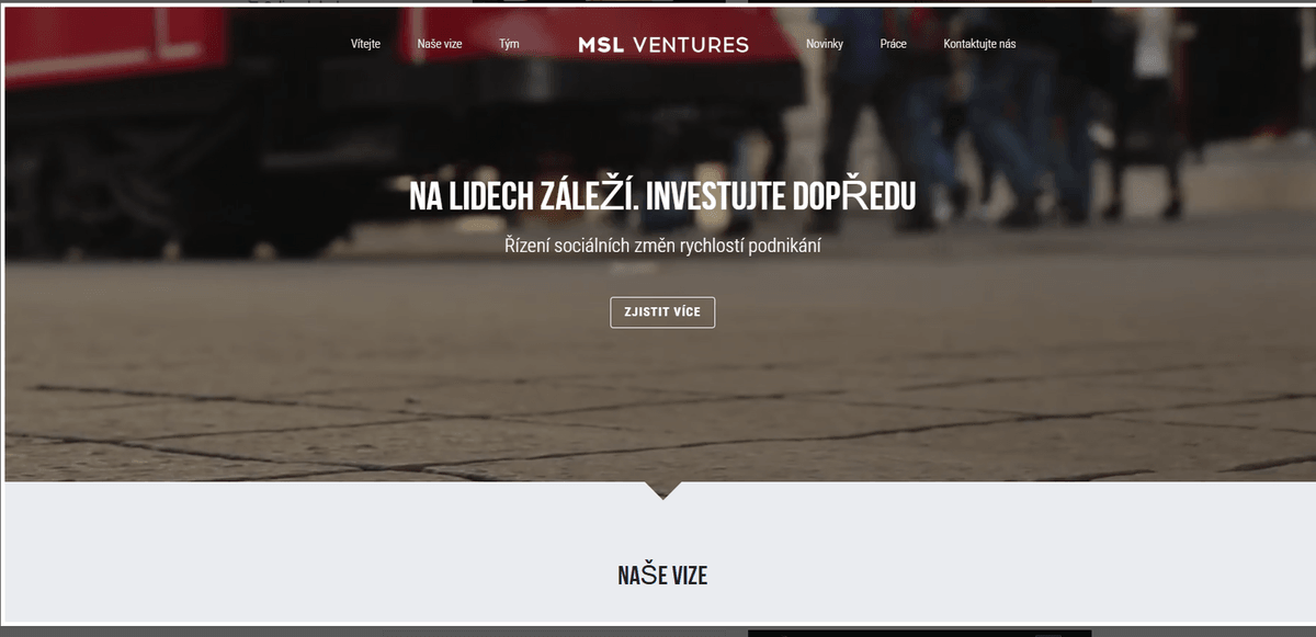 Šablona Ventures od Strikingly Šablona Ventures od Strikingly