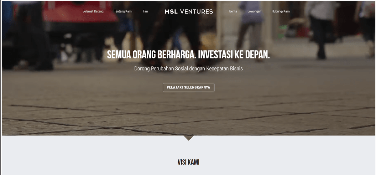 Templat MSL Ventures dari Strikingly Templat MSL Ventures dari Strikingly