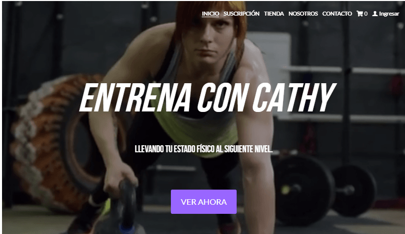 Plantilla de tren con Cathy de Strikingly Plantilla de tren con Cathy de Strikingly