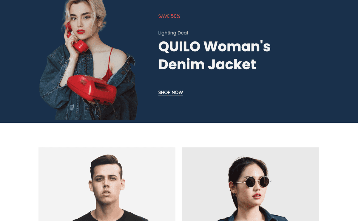 Plantilla Quilo de Strikingly Plantilla Quilo de Strikingly