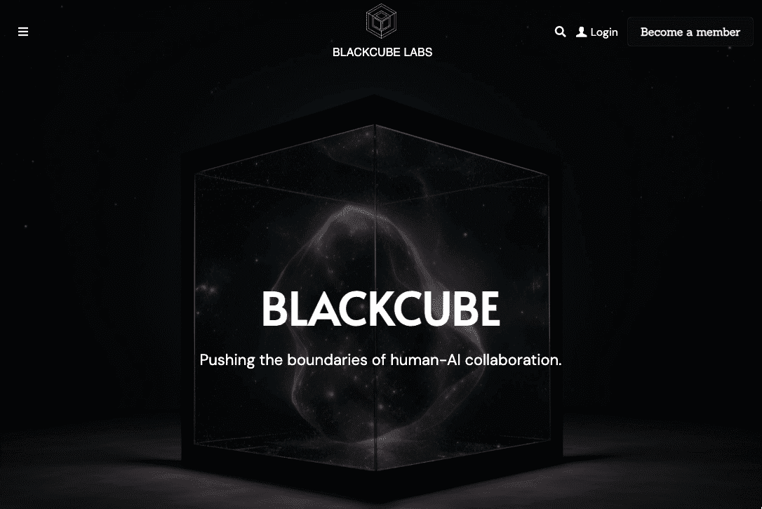 Cubo negro digital Cubo negro digital