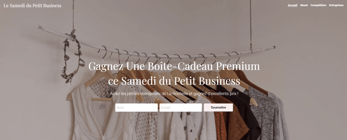 Modèle de concours pour petites entreprises Modèle de concours pour petites entreprises