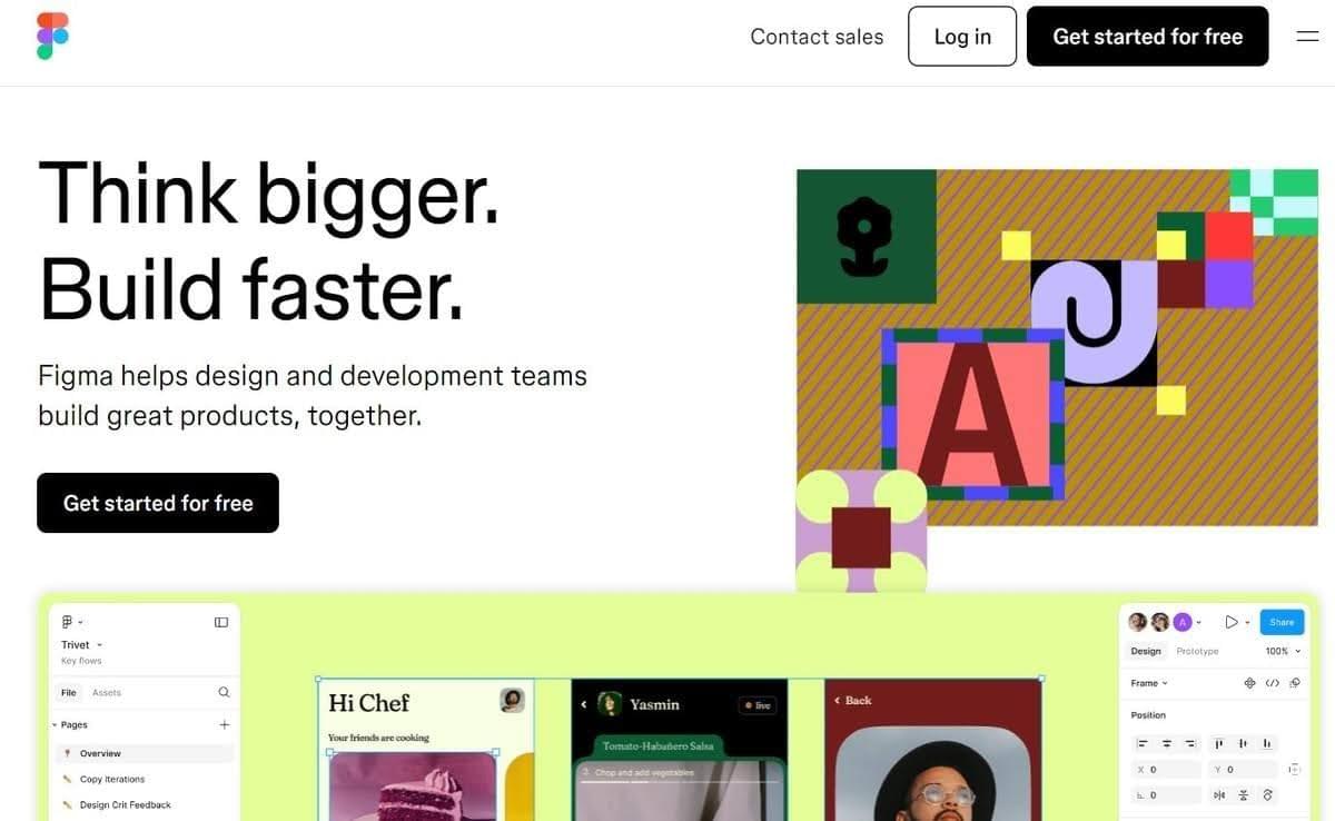 Página de inicio de Figma Página de inicio de Figma
