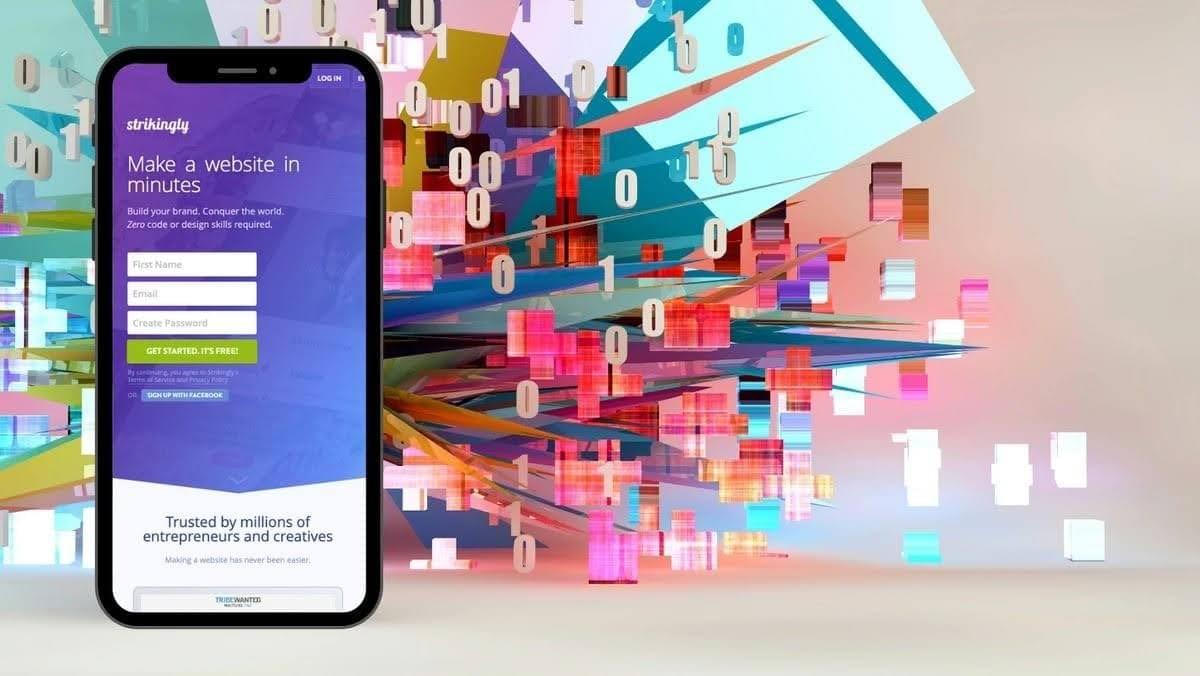 Página de destino impactante en dispositivos móviles Página de destino impactante en dispositivos móviles