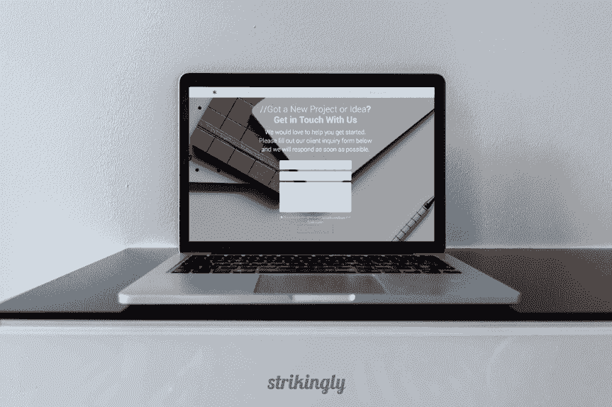Formulaire de contact Strikingly Formulaire de contact Strikingly