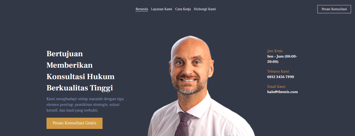 Template Konsultasi Hukum Template Konsultasi Hukum