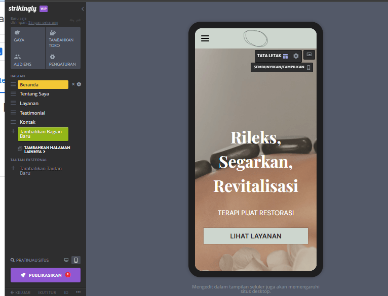 Editor Seluler yang Mencolok Editor Seluler yang Mencolok