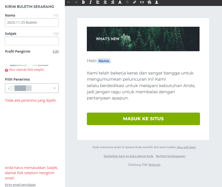 Fitur Buletin yang Mencolok Fitur Buletin yang Mencolok
