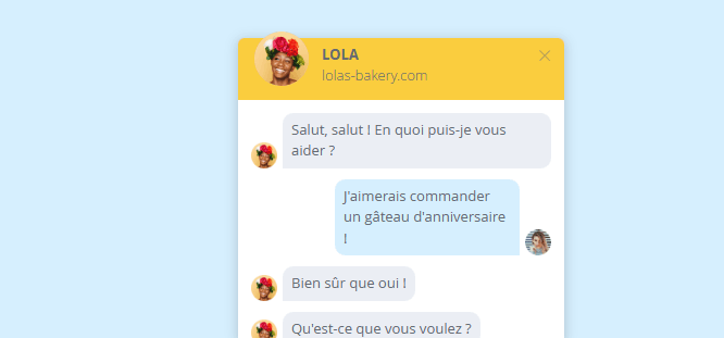 Fonctionnalité de chat en direct remarquable Fonctionnalité de chat en direct remarquable