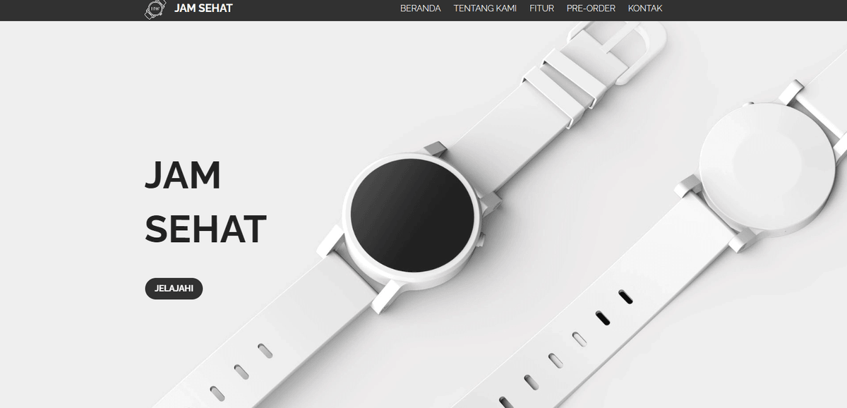 Templat Jam Kesehatan dari Strikingly Templat Jam Kesehatan dari Strikingly