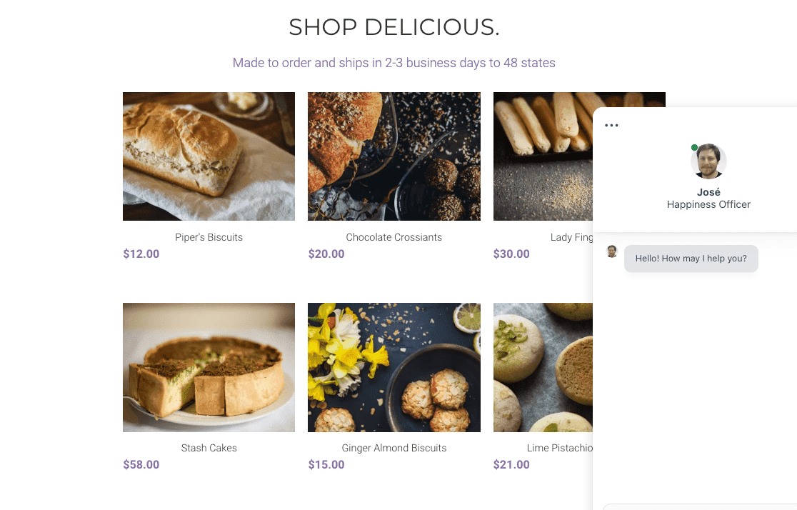 Template Toko Minimalis dengan Obrolan Langsung Template Toko Minimalis dengan Obrolan Langsung