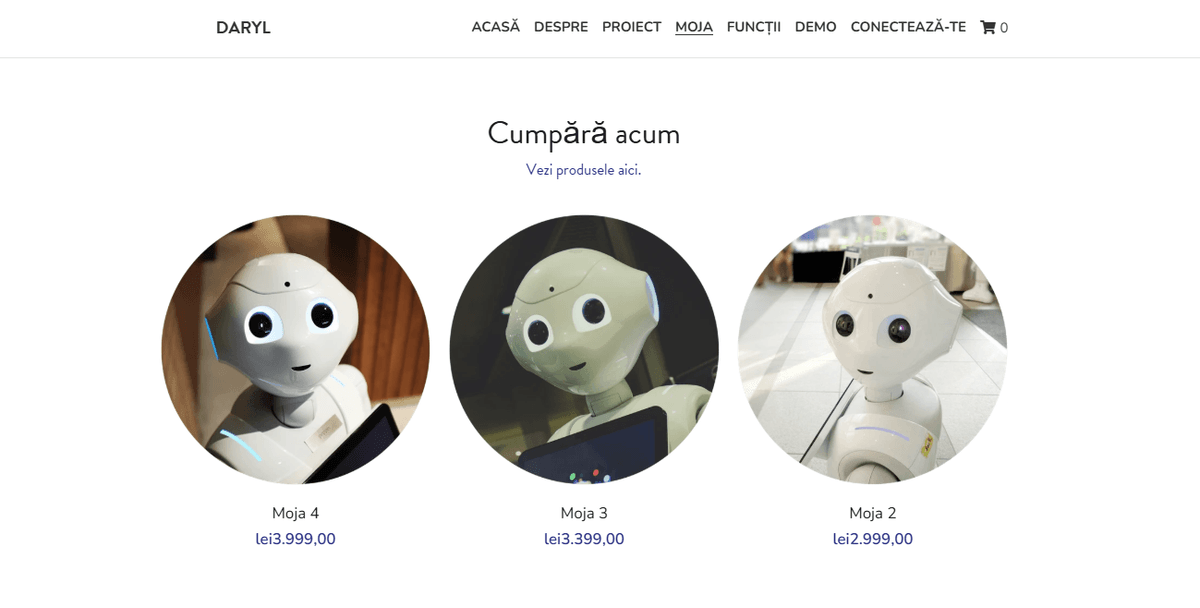 Șablon Daryl de la Strikingly Șablon Daryl de la Strikingly