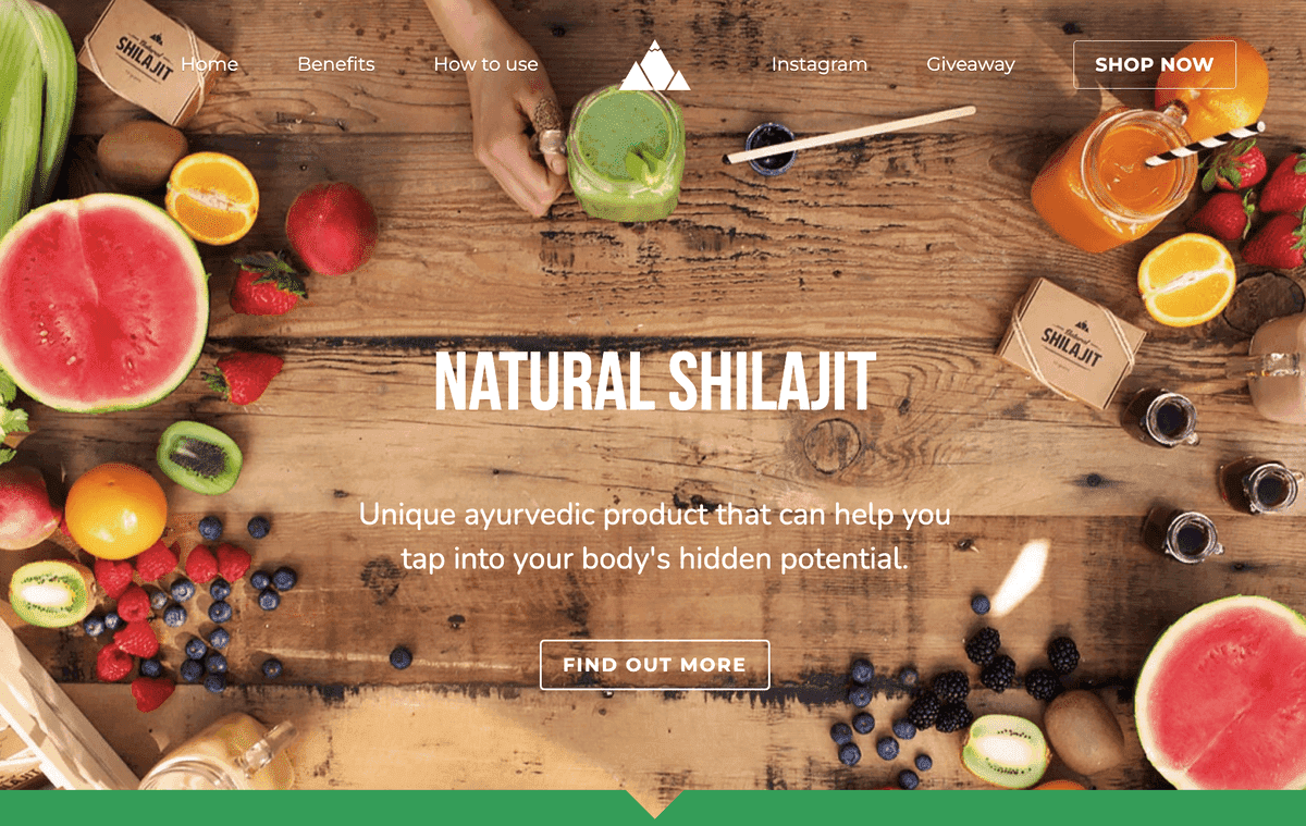 Sitio web de Shilajit natural Sitio web de Shilajit natural