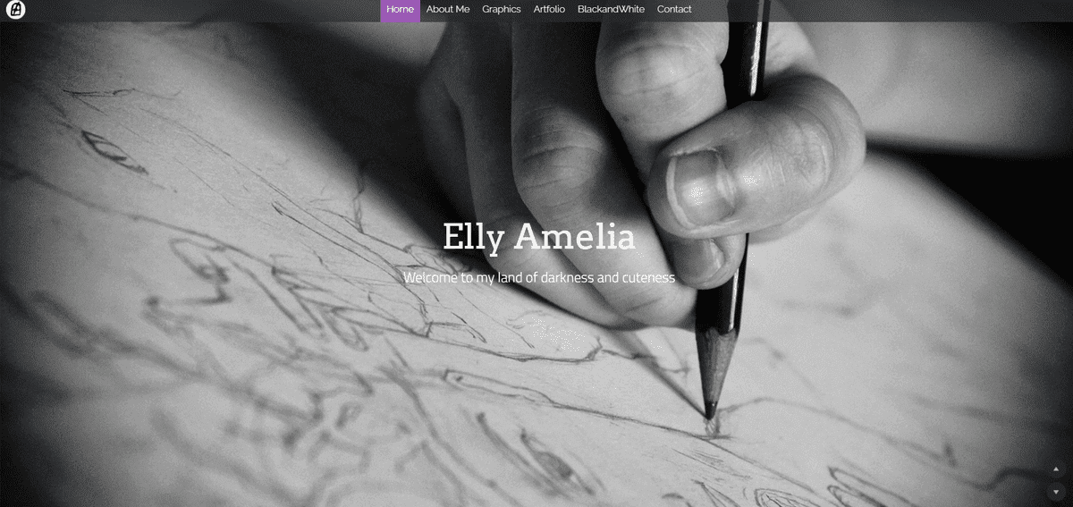 Portofolio desain web yang menakjubkan seperti Elly Portofolio desain web yang menakjubkan seperti Elly