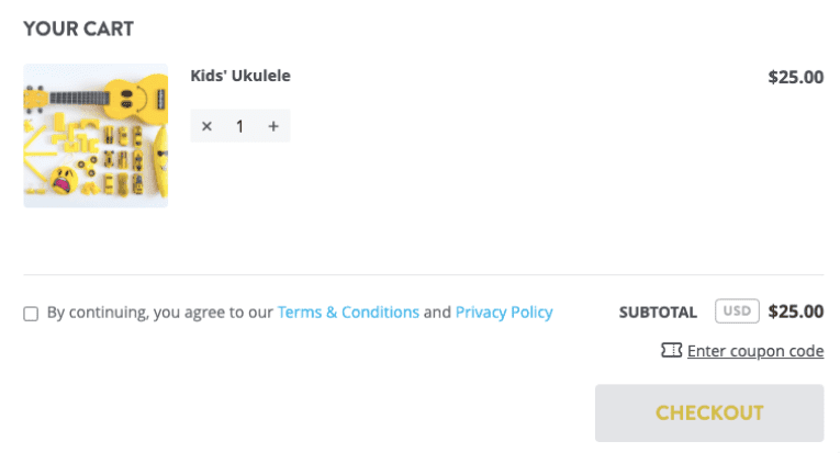Fitur Kebijakan Privasi Strikingly di Halaman Checkout Fitur Kebijakan Privasi Strikingly di Halaman Checkout