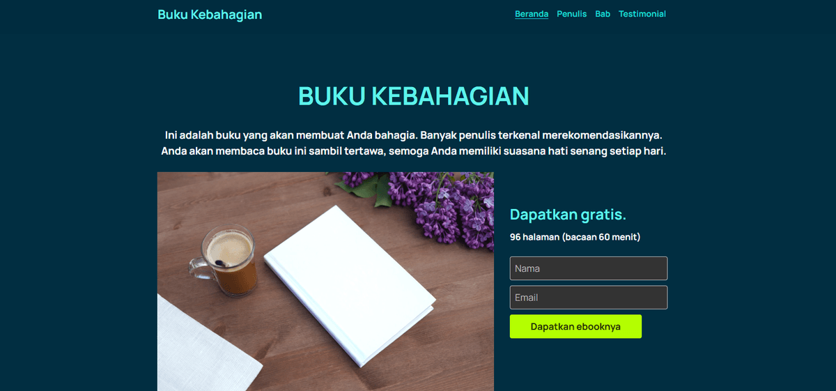 Templat Buku Bahagia dari Strikenly Templat Buku Bahagia dari Strikenly