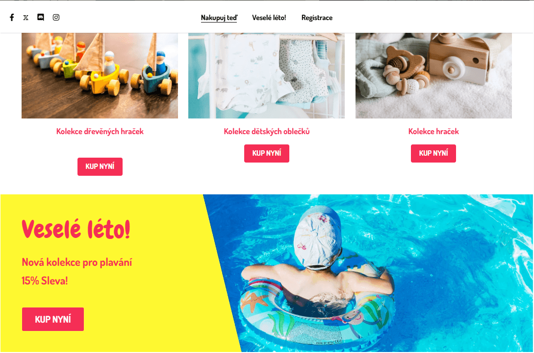 Šablona internetového obchodu Peggi: Internetový obchod pro domácí podnikání Šablona internetového obchodu Peggi: Internetový obchod pro domácí podnikání