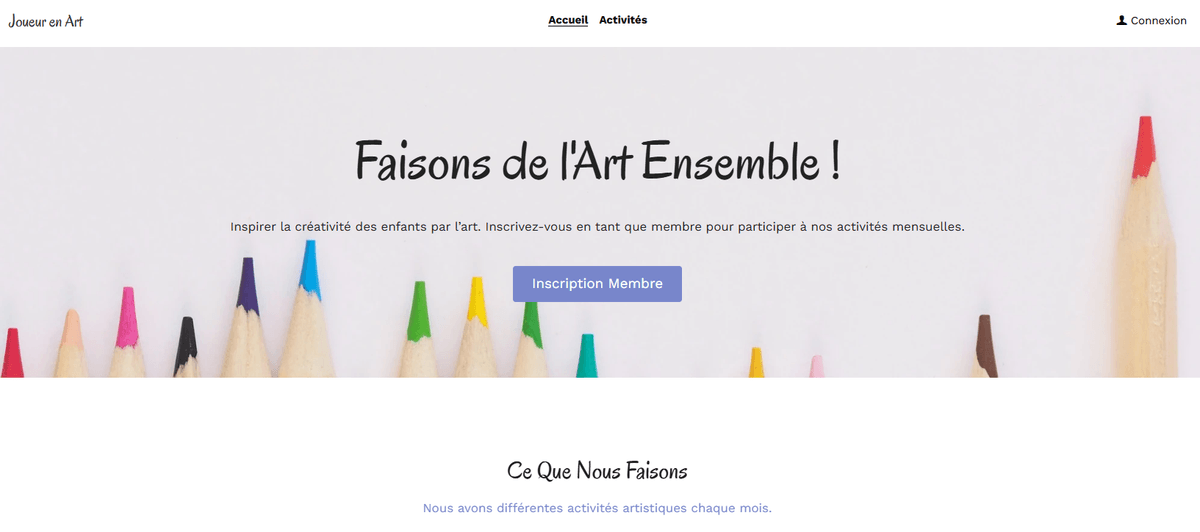 Modèle de joueur d'art Modèle de joueur d'art