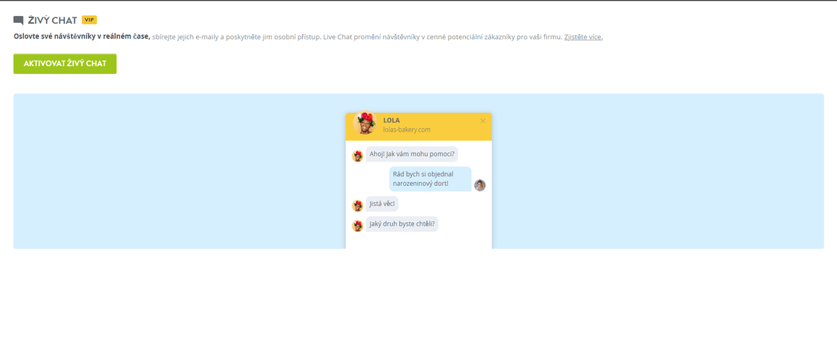 Pozoruhodně funkce živého chatu Pozoruhodně funkce živého chatu