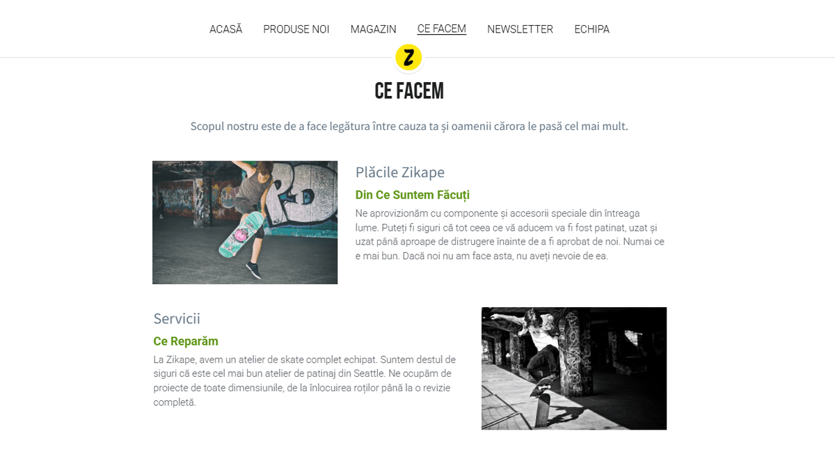 Șablon Magazin Online ZIkape Șablon Magazin Online ZIkape