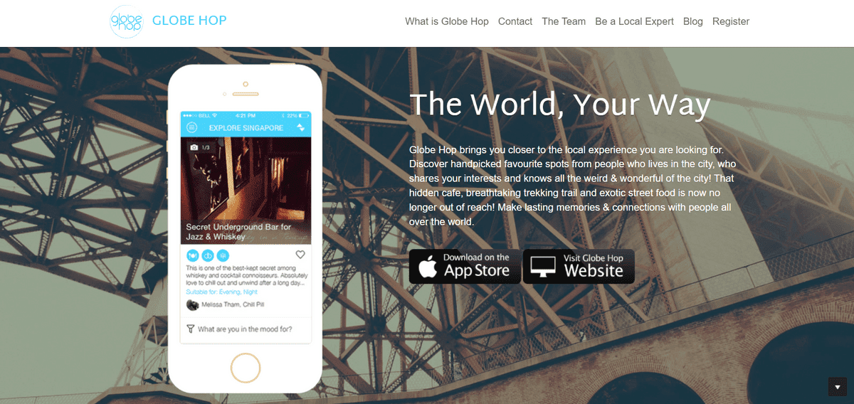 Reel Instagram untuk bisnis seperti Globehop Reel Instagram untuk bisnis seperti Globehop