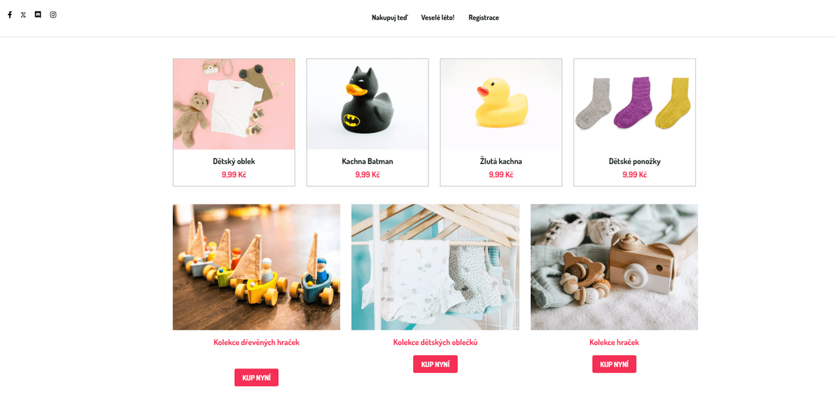 Šablona obchodu Peggy Šablona obchodu Peggy