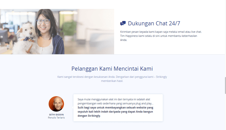 Dukungan Pelanggan yang Mencolok Dukungan Pelanggan yang Mencolok
