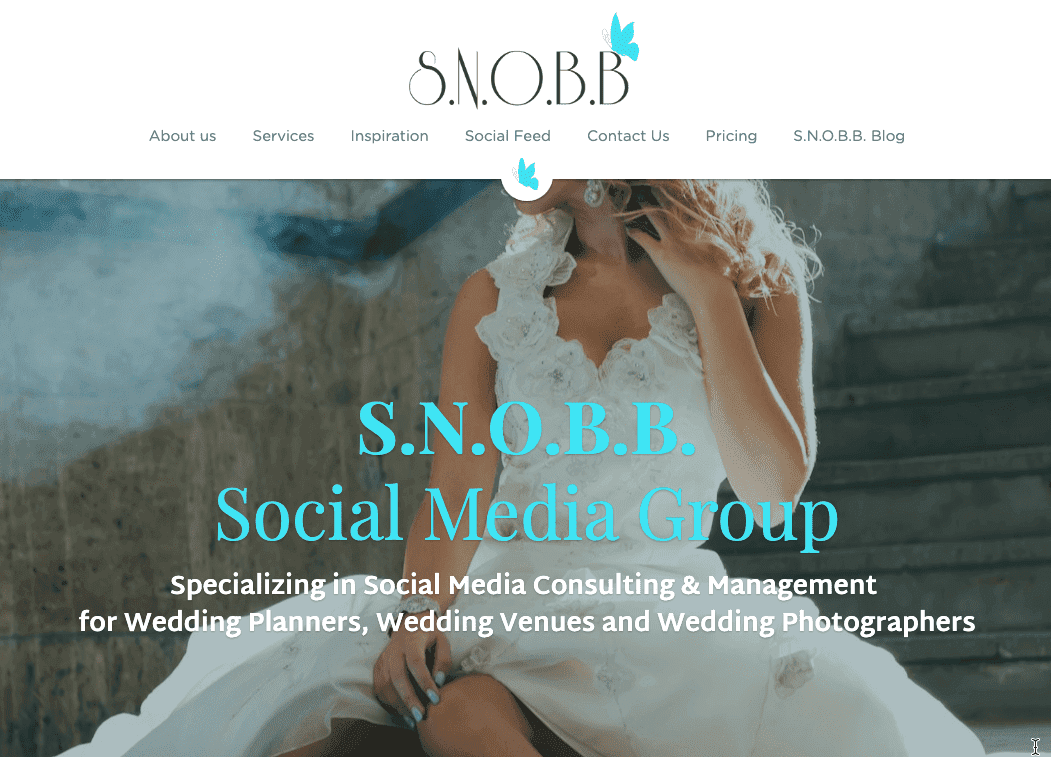Diseño de logotipo del grupo de redes sociales SNOBB Diseño de logotipo del grupo de redes sociales SNOBB