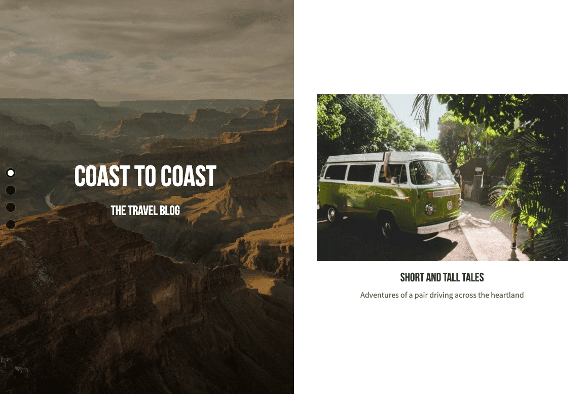 Template Blog Perspektif dari Strikingly Template Blog Perspektif dari Strikingly