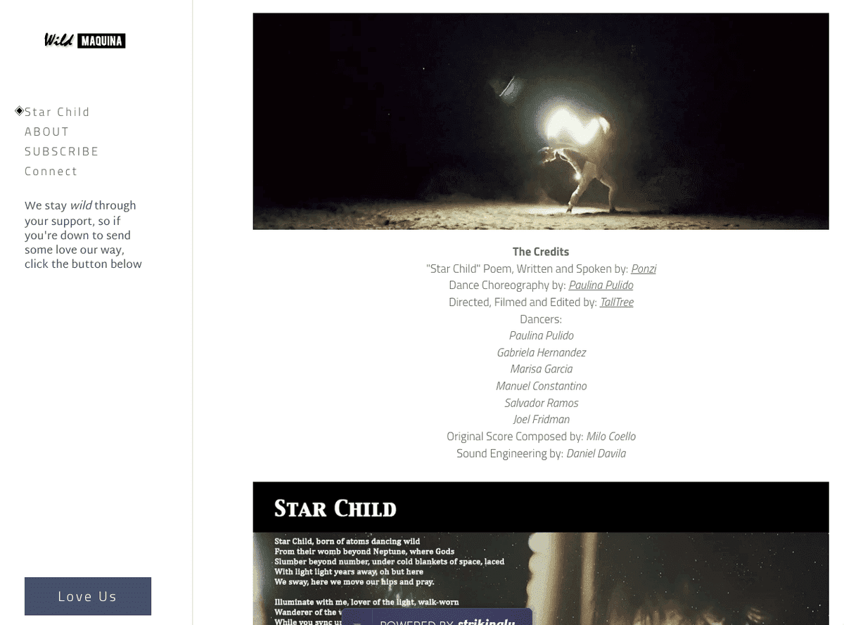 Guionista de Wild Madonna Guionista de Wild Madonna