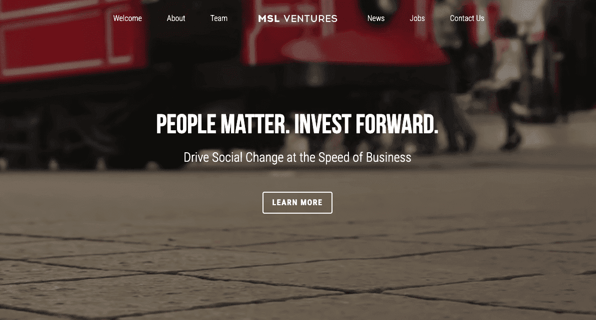 Šablona MSL Ventures od Strikingly Šablona MSL Ventures od Strikingly