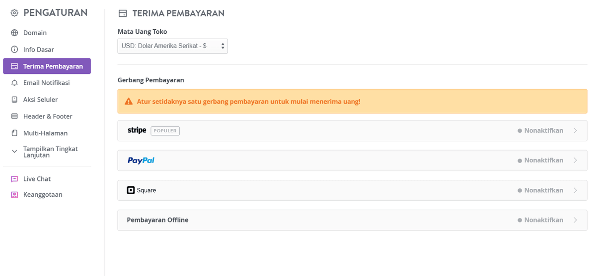 Halaman Pembayaran yang Menarik Halaman Pembayaran yang Menarik