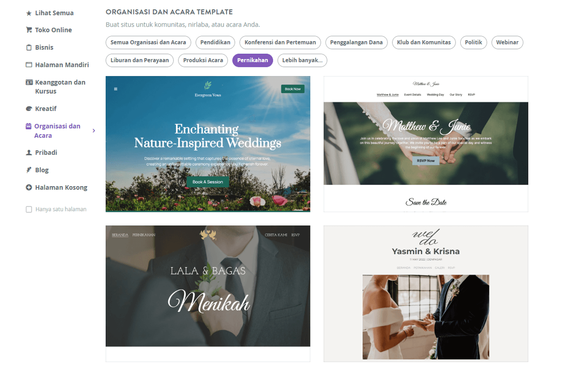 Cara Memulai Blog Makanan Dengan Strikingly - Pilih template Cara Memulai Blog Makanan Dengan Strikingly - Pilih template
