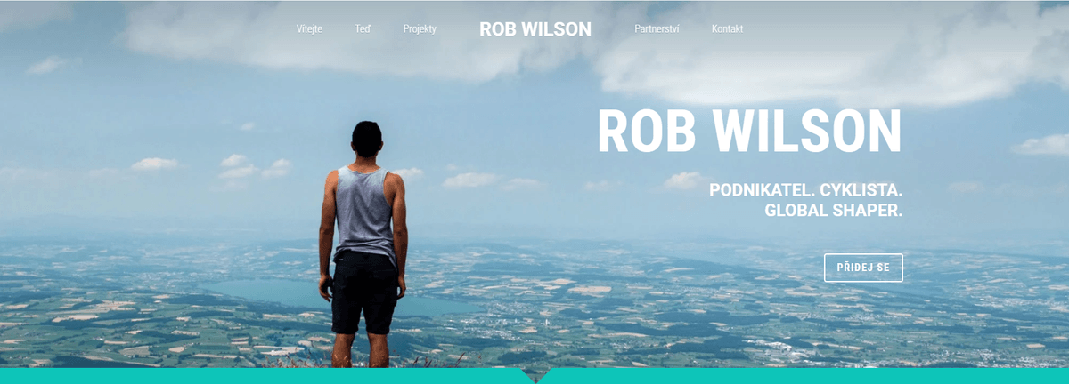 Šablona jasných webových stránek od Strikingly Šablona jasných webových stránek od Strikingly