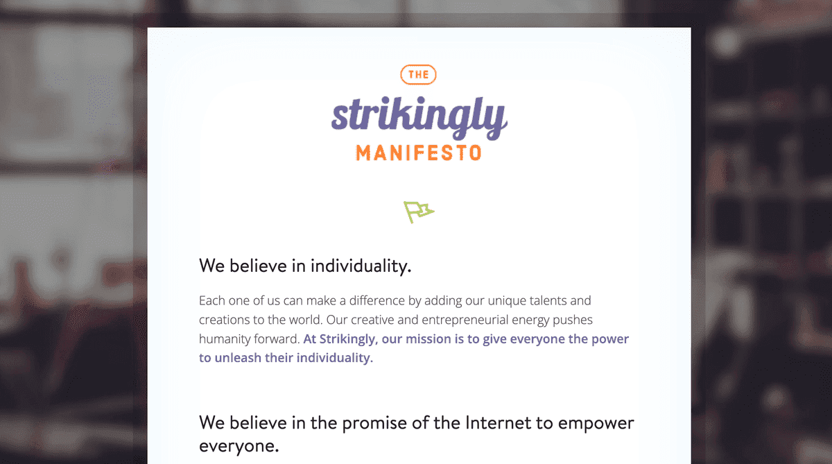 Manifiesto sorprendente Manifiesto sorprendente