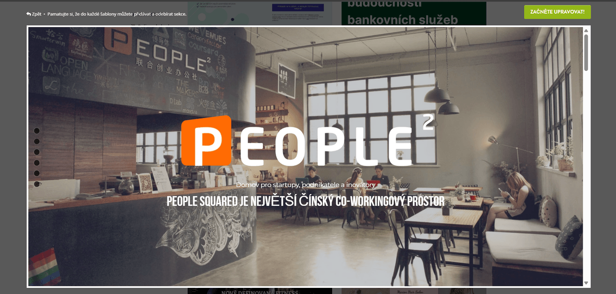 Šablona pro coworking - písmo značky Šablona pro coworking - písmo značky