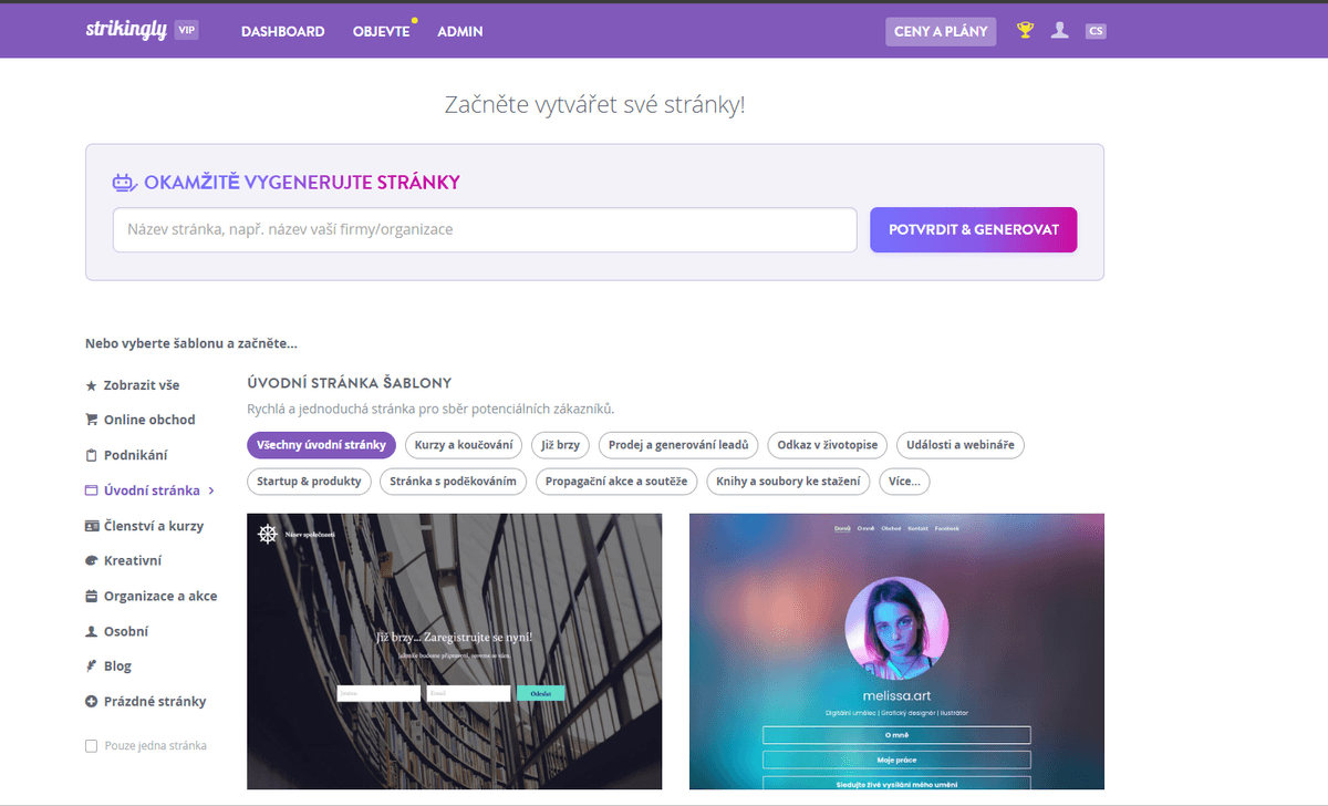 Jak vám Strikingly může snadno pomoci s rebrandingem - Přizpůsobitelné šablony Jak vám Strikingly může snadno pomoci s rebrandingem - Přizpůsobitelné šablony