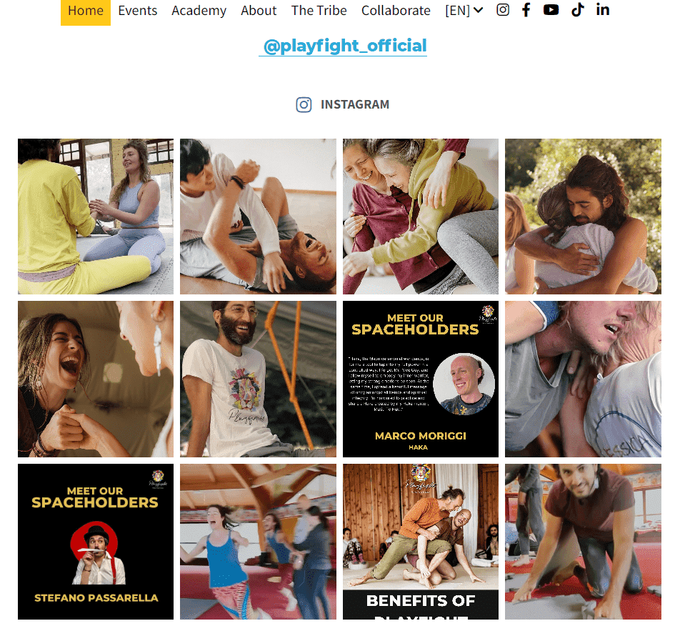 Reklama na Instagramu, jako je Playfight Reklama na Instagramu, jako je Playfight