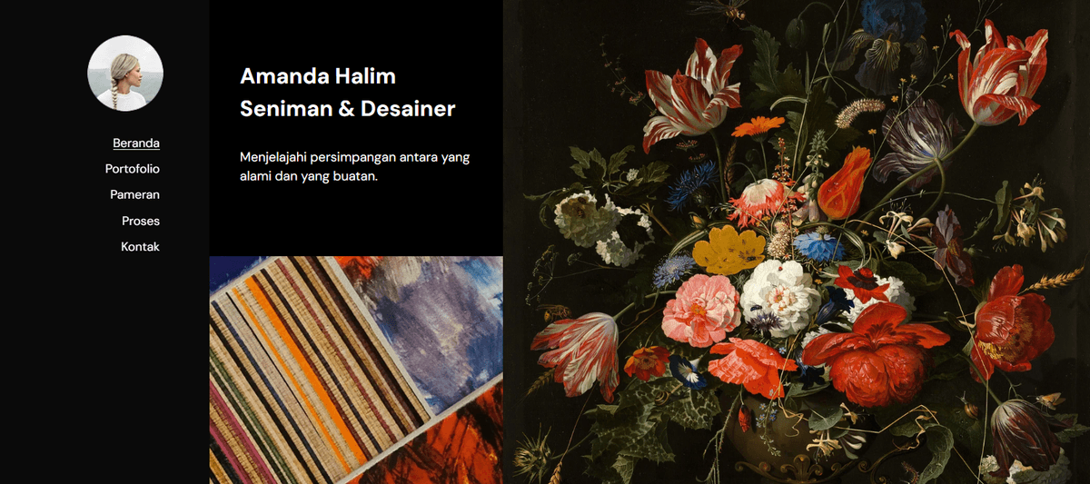 Templat Equinox dari Strikerly Templat Equinox dari Strikerly