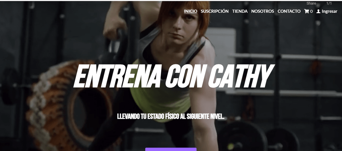 Plantilla de tren con Cathy de Strikingly Plantilla de tren con Cathy de Strikingly