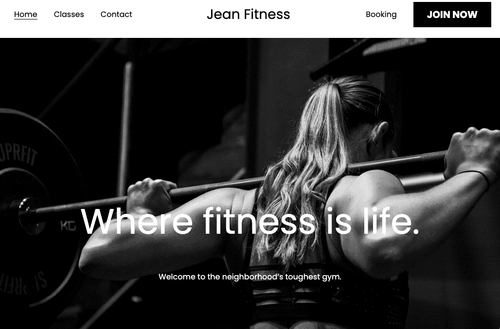 Plantilla brillante de Strikingly Plantilla brillante de Strikingly