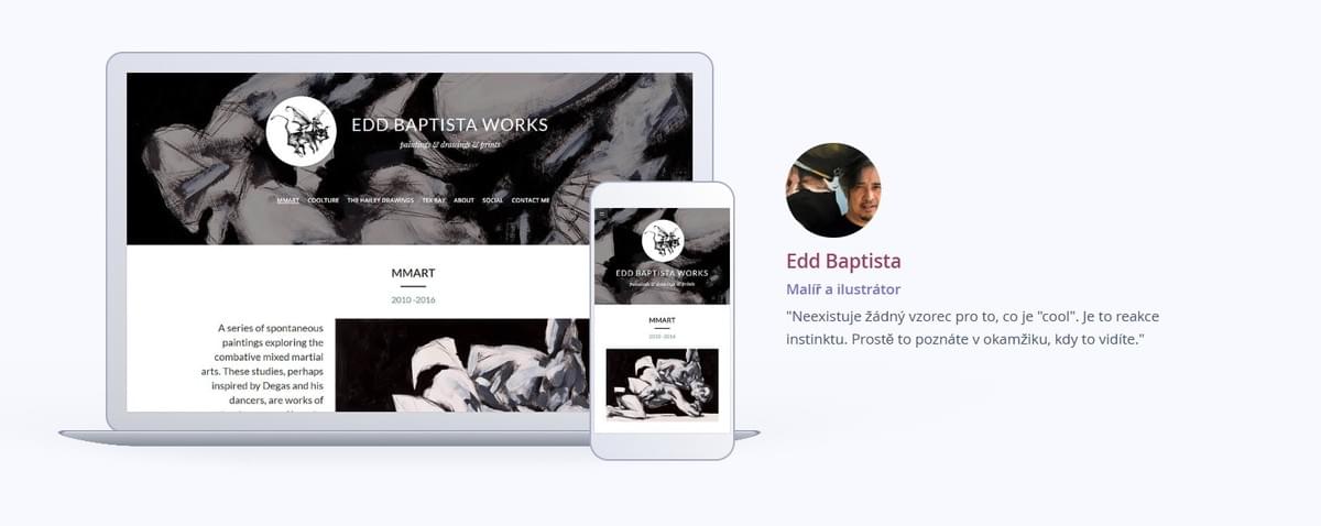 Responzivní web Edda Baptisty Responzivní web Edda Baptisty